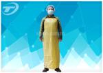 PVC Disposable Plastic Aprons With Tie / Polyvinyl Chloride Fabric Waterproof