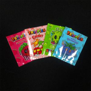 Wholesale Glossy Finished Mylar Weed Packaging Back Heat Seal Mylar Bags For Gummy Candy from china suppliers