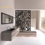 Thickness 0.3-3.0MM Stainless Steel Room Divider Antique Bronze Mirror Finish