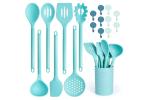 18 Pieces Silicone Kitchen Utensils Sets With Holder, Cooking Utensils Set