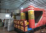Inflatable Construction worker themed combo PVC material inflatable jumping