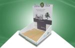 Custom Width-adjustable Cardboard Countertop Displays Skincare Beauty Products