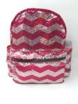 Sequin Polyester Laptop Bag , Sequin School Bag Custom Logo For Travel
