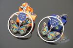 Eco - Friendly Raw Material Cut Out Medals With Sublimated Ribbon