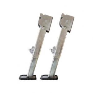 China 2 Telescoping Folding Trailer Stabilizer Jacks Swing Down 300 Lbs For RV Trailer Camper on sale