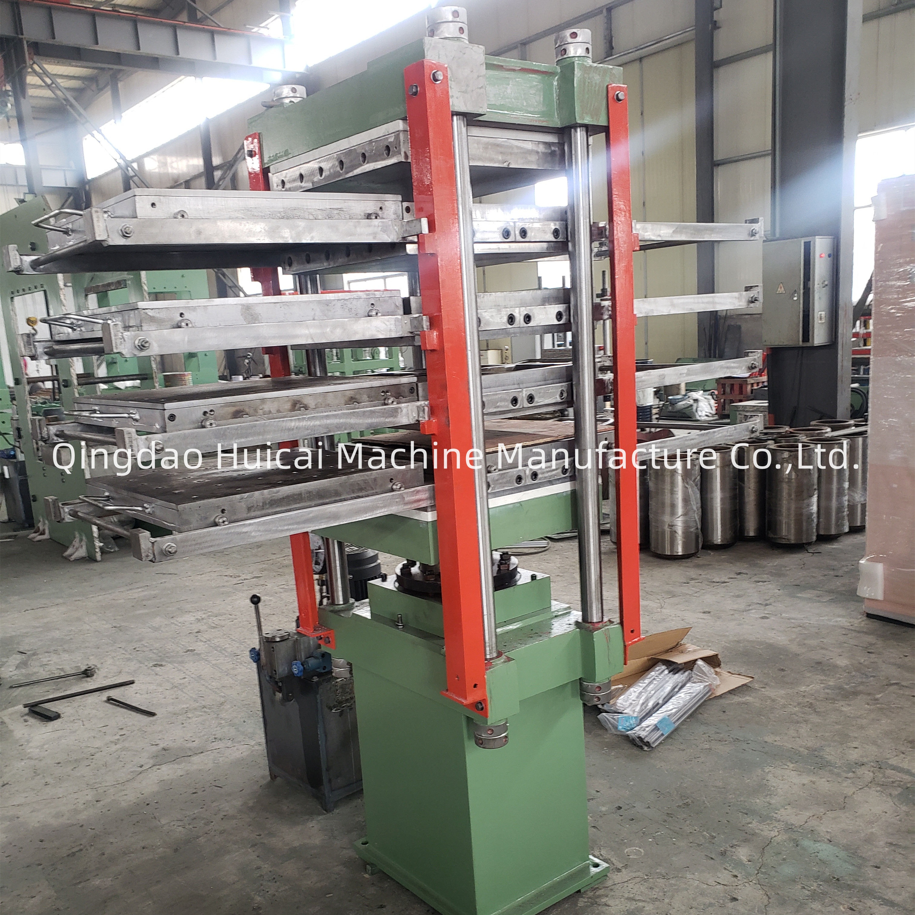 Easy to Operate Rubber Tile Making Machine with Blue Vulcanizing Process and Efficiency