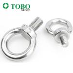 Din580 Full Threaded 316 304 Stainless Steel Lifting Eye Bolt M5 M6 M8 M10 M12