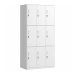 9 Doors Narrow Edge Multi Door Storage Locker For School Gym