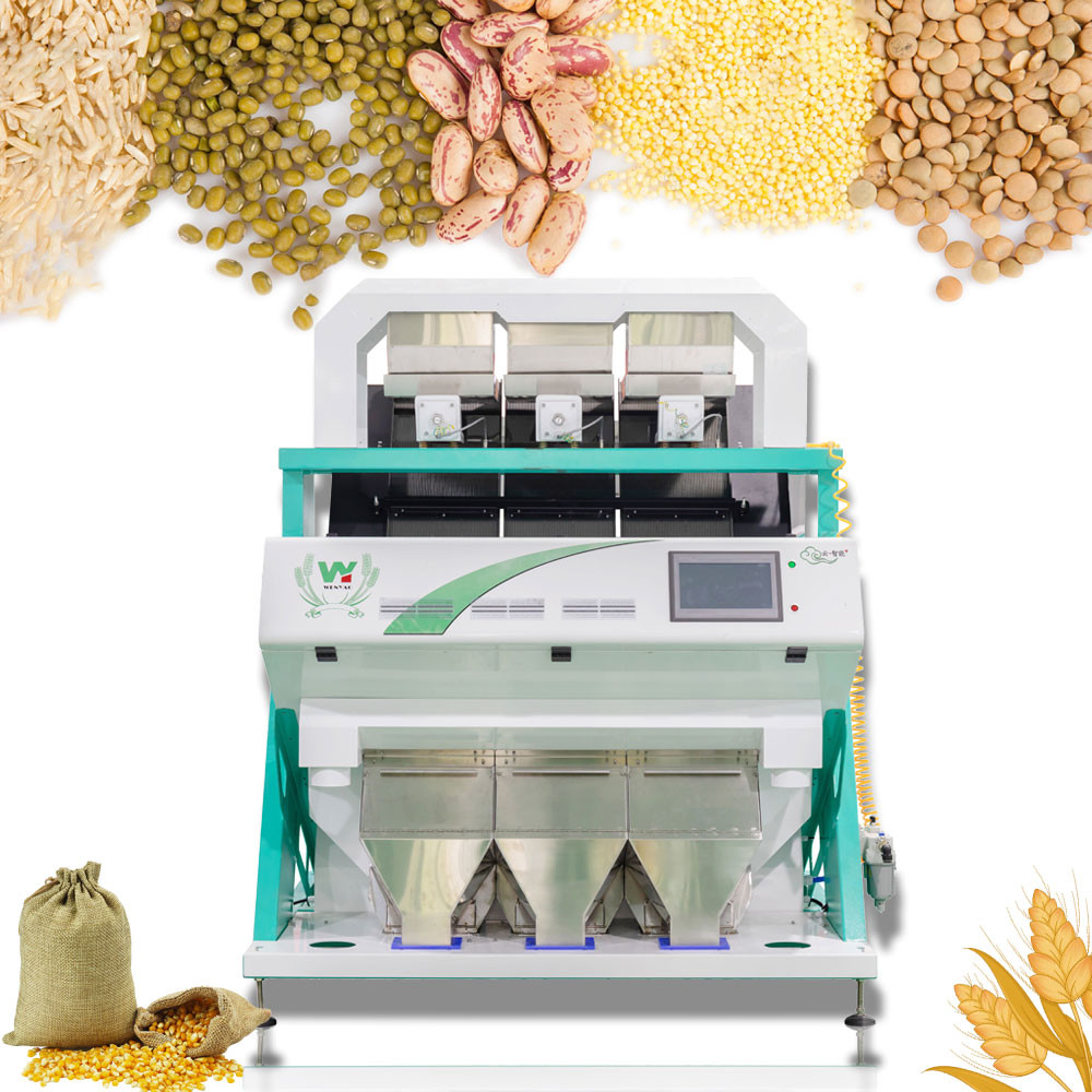 Coffee Bean Soybean Color Sorter With Intelligennt Ccd And Rgb Technology