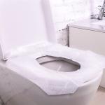 1ply PE Film Disposable Toilet Seat For Healthcare Hygienic