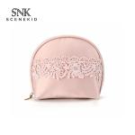 Large Capacity Cute Mini Portable Travel Pink Cosmetic Bag with Zipper