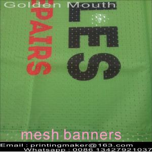 Wholesale Custom Size 350G PVC Vinyl Mesh Banners from china suppliers