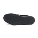 Breathable Rubber Outsole Black Lace Up Casual Shoes