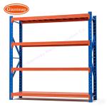 Commercial Iron Shelf System Warehouse Rack Floor Standing Display Unit