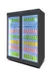 Fan Cooling Commercial Display Chiller Automatic Defrost With Swing Doors