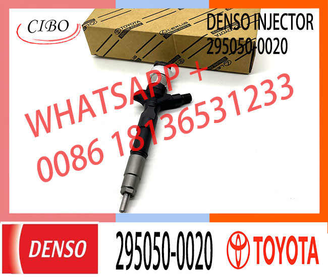 Diesel Fuel Common Rail Injector 295050-0020 For Toyota 1KD 2KD 23670-30190 23670-0020