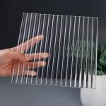 3mm-19mm Cheaply Price Building Decorative Clear Tempered Glass Pattern Narrow