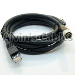 Standard RJ45 Cat6 Data M12 Cable Assembly To Hirose Original 8 Pin High Flex
