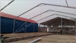 Wholesale Sliding Gate Logistics White Industrial Canopy Shelter Outside Storage Tent from china suppliers