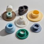 Custom Temperature Resistance Silicone Moulding Parts For Industrial 15-95 Shore
