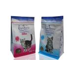 100% Food Grade Dog Cat Treat Packaging Block Square Flat Bottom Zipper Stand up