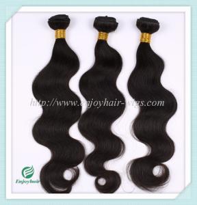 Wholesale Malaysian 5A virgin hair body wave weft natural color(can be dye) 10''-26''hair extension from china suppliers