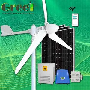 Wholesale Rooftop Installation Wind Speed Grid Tie Solar Hybrid Wind Turbine System 2KW from china suppliers
