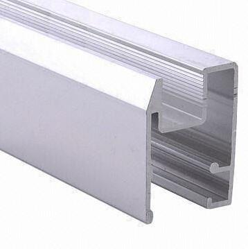 PVDF Painted Black Aluminum Window Extrusion Profiles , Bathroom Aluminum
