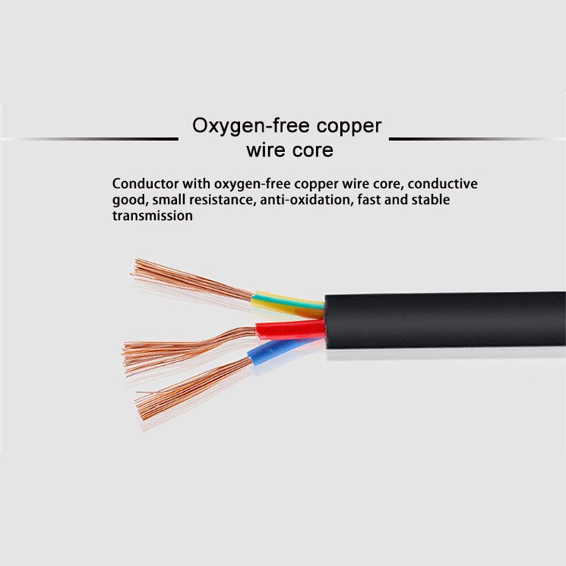 6.8mm O.D EU AC Power Cord 2 Pin Laptop Power Cable 2mtrs With Copper Conductor