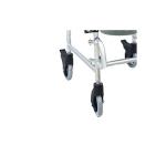 Foldable Shower Aluminum Commode Chair With Wheels