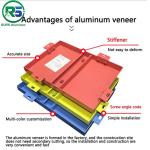 10mm Thickness Aluminum Wall Panels Architectural Suspended Fireproof