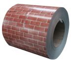 Alloy 3004 0.30- 1.50mm Thickness Brick Pattern PPAL Prepainted Aluminium Coil