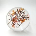 Return Gift Transparent craft flower embellishments crystal ball with flower
