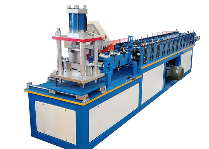 PLC Controlled 3T 380V Roll Up Door Forming Machine With Hydraulic Cutting 15m/min Speed