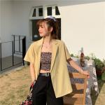 Casual Mid Length Loose Chiffon Ladies Suit Blazers