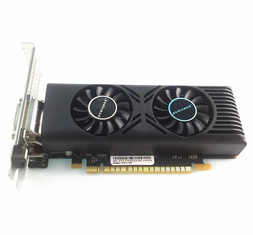 PCWINMAX OEM Graphics Card GTX1050 4GB DDR5 128bit Dual Fans PCI Express 3.0 X16 1366/1468MHz Video Card