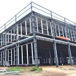 Solid H-shape Steel Beam Multi-Story Steel Structures for Professional Modern