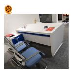 Nurse Station Artificial Stone Reception Desk , Hospital Reception Counter