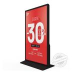 98inch 3840x2160 Floor Standing LCD Display with 2GB RAM 350-700 Cd/m2