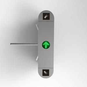 China Pedestrian Gate Access Control Turnstile Heavy Duty With RFID / Fingerprint Reader on sale