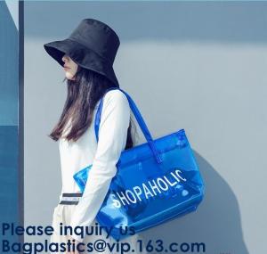 China Designer Bag,Lady Fancy Bag,Wholesale PVC Beach Bag,Women Summer Beach Bag Vinyl PVC Tote Handbags Shoulder bags on sale