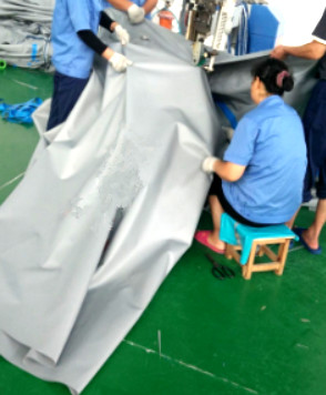PVC Coated Polyester Tarp Fabric Flexible Water Tank For Garden Irrigation