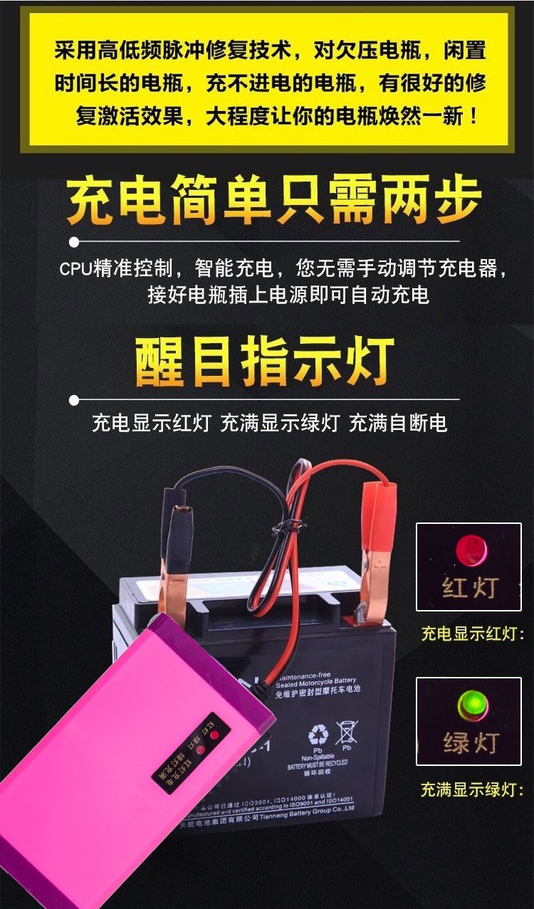 12V 24V 36V 48V 120W 60v 60 Volt Battery Charger For Electric Scooter Bike