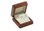 Empty Antique Personalised Gift Box , High Gloss Pendant / Bracelet Gift Box