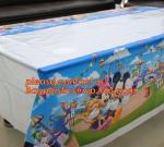 108cm *180cm Cartoon princess disposable tablecloth happy birthday party plastic