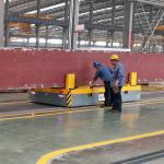 20 Tons Rail Transfer Cart , Material Handling Cart For Steel Manufacturing