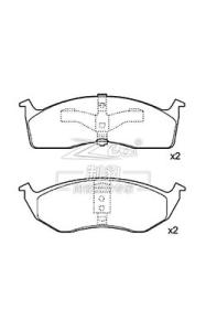 Wholesale Volvo Brake Pad Set Set Included Hardware And Shim F797 , 31262706 from china suppliers