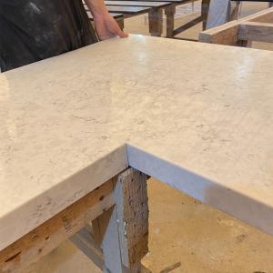 Wholesale Sleek And Functional Shaker Modern Kitchen Cabinets With Sintered Stone Countertop from china suppliers