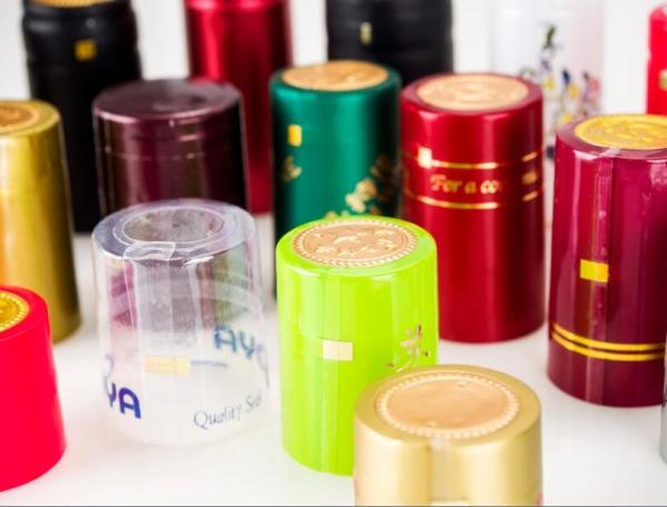 Factory outlet pvc plastic oilve oil heat shrink capsules exquisite wine cap