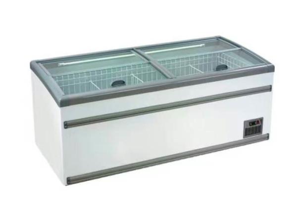 Hypermarket Combined Open Top Aht Island Freezer With Sliding Door